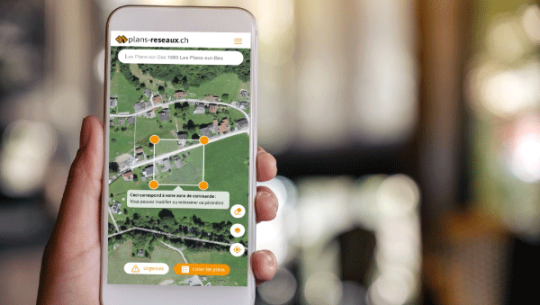Plans-reseaux.ch sur smartphone